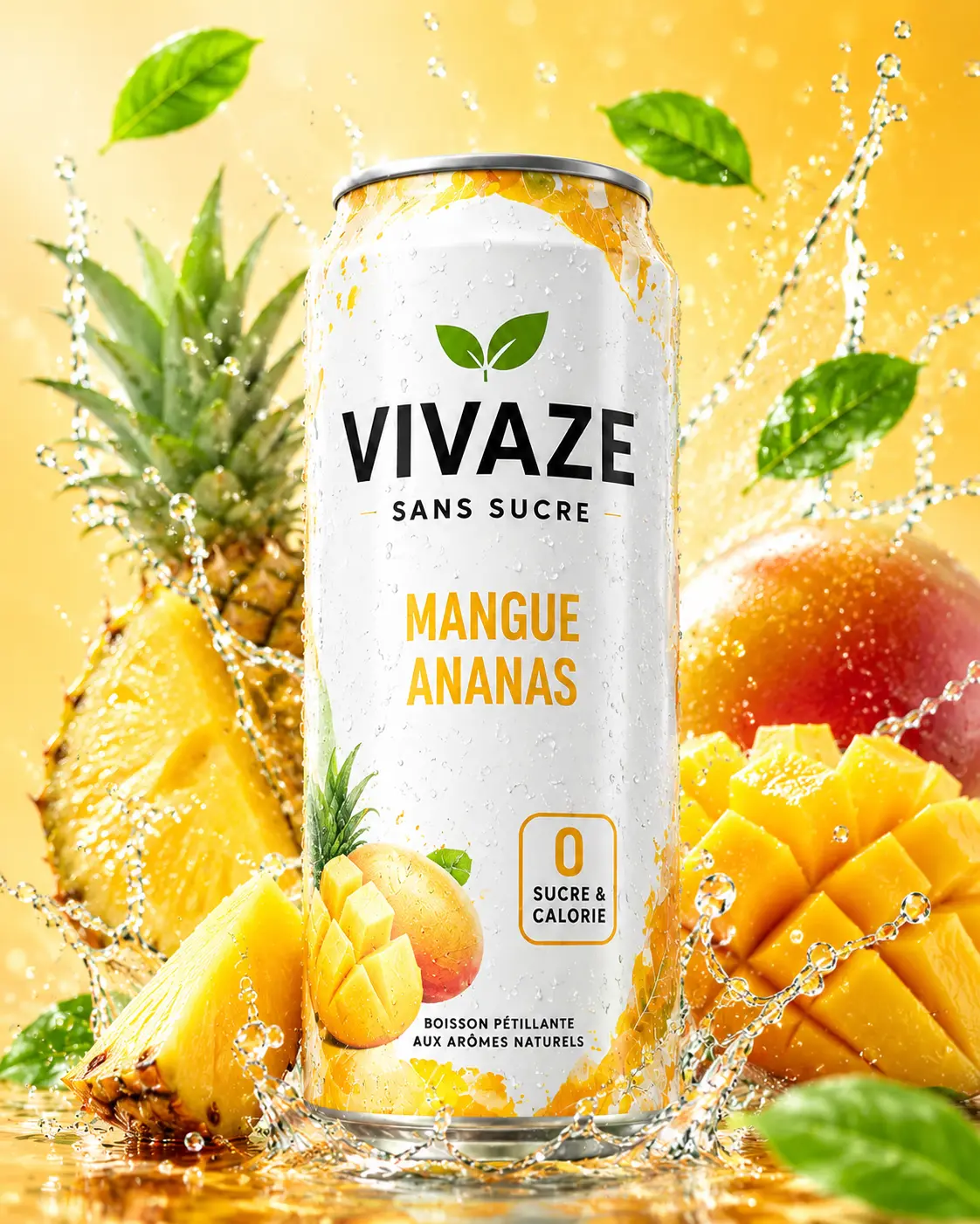 Canette Vivaze Mangue Ananas
